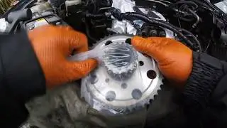 How to change the timing chain of Nissan Pathfinder Navara / Как поменять цепь ГРМ Nissan Pathfinder
