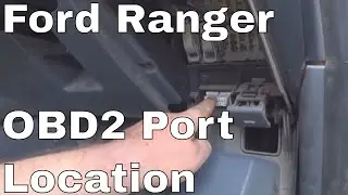 Ford Ranger OBD2 port location