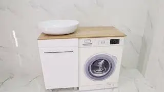 Тумба со столешницей под стиральную машину 1Marka Wash