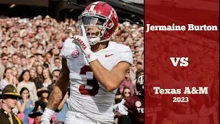 Jermaine Burton vs Texas A&M 2023