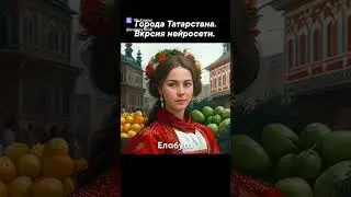Татарстан. Нейросеть. Образы городов.