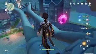 Genshin Impact Falling Off Statue During Commission