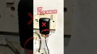 Faulty AC/DC 12V Power Adapter 