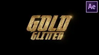 Gold Glitter Text Animation After effects Tamil Tutorial | Arun SV