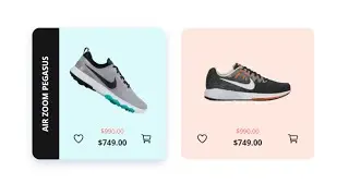 How to Build Responsive Ecommerce Product Card with HTML CSS | Tutorial