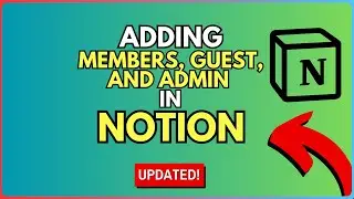 How to Add Members, Guest and Admin on Notion