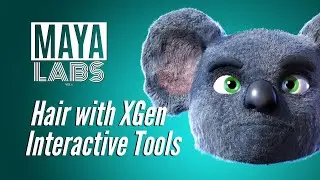 Hair with XGen interactive grooming tools - Maya Labs Ep.01