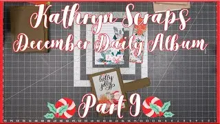 December Daily Wallet Album | Part 9 | Christmas in July 2023 | Kathryn Scraps Live