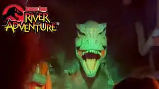 Jurassic Park River Adventure Ride-Islands Of Adventure Universal Orlando Florida (T-REX ENCOUNTER!)