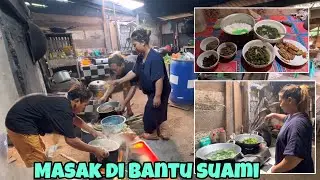 MASAK DI LAMPUNG‼️SETIAP PAGI DI BANTU SUAMI TERCINTA⁉️