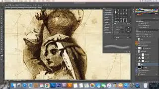 Da Vinci Sketch Photoshop Action Tutorial