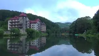 Природа Карпат в селе Поляна. Солнечное Закарпатье