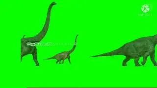 new dinosuars stampede green screen