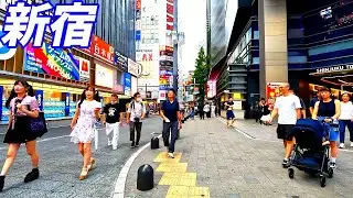 【4K HDR】A walk around Shinjuku, Tokyo in midsummer/真夏の東京新宿を散歩！
