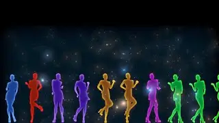 Strobe Light Dancing Girls Girls Girls (each out-of-sync by 1%)