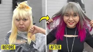 NYOBA CAT RAMBUT DI SALON YANG LAGI VIRAL DI TIK TOK !!