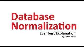 Normalization 1st, 2nd and 3rd NF Explained in Details Urdu | Hindi