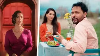 I’M IN AMRINDER GILL'S NEW MUSIC VIDEO | Reacting to my First Music Video❤️