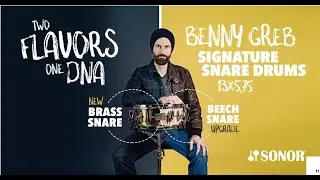 새로운 베니그렙 시그네쳐 브라스 스네어 / SONOR New Benny Greb Sig. Brass Snare(with Mono Rail System)