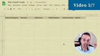 LinkedIn Ads #5 - LinkedIn Leads zu Google Sheets übertragen mit Zapier