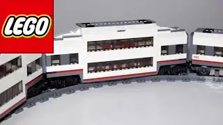 Lego City 60051 High Speed Custom Double Decker Passenger Train Car Speed Build
