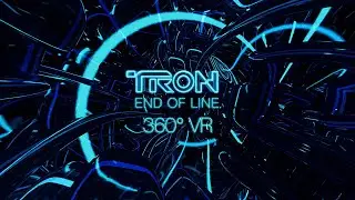 Daft Punk - TRON: End of Line (Visualization) - [4K] [360° VR]