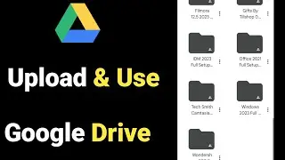 How To Upload Data In Google Drive