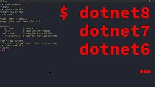 Run Any Version of dotnet/sdk without Installing It - docker+aliases