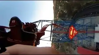 Six Flags Discovery Kingdom -  Superman Ride in 360