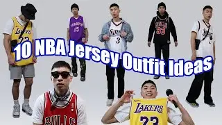 10 NBA Jersey Outfit Ideas 🏀 (Men's Streetwear 2022)