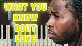 🎹 pop smoke - what you know bout love (Piano Tutorial)❤️♫