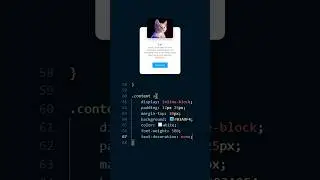card animation html css #shorts