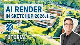 SketchUp's New AI Render in 2026.1 - An Overview