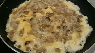 MA RECETTE D'OMELETTE AUX CHAPIGNONS