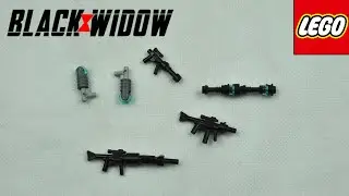 How to make| custom LEGO Black Widow Weapons