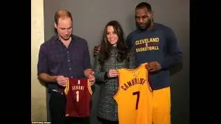 Prince William & Kate Middleton Meet Jay-Z, Beyonce And Lebron James At NBA Basketball Gam