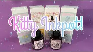 Swatch with me! Kitty Inkpot Ink Haul