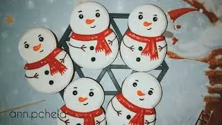 Пряничный Снеговик. Snowman cookies. Gingerbread decoration.