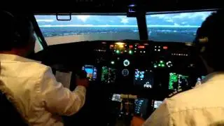 Landing the B737-800-Sydney