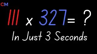 How to multiply any number by 111 (FAST) | Math Trick