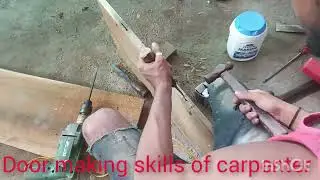 Door panel making II wood joints making skills