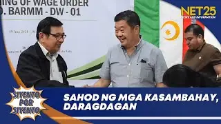 Minimum wage hike para sa mga 'kasambahay,' aprubado na | Siyento Por Siyento