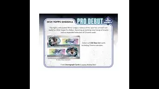 2024 TOPPS PRO DEBUT BASEBALL CHECKLIST REVIEW!!!!
