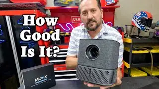 💡MUDIX Auto Focus Video Projector Review | Native 1080P, 5G WiFi, 4K