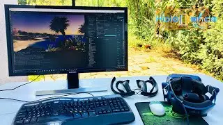 Holodance Paradise Beach after Spending a Day Working in the Garden