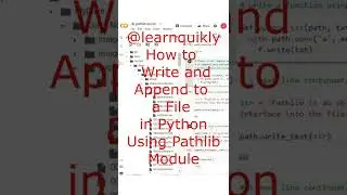 How to Write and Append to a File in Python Using Pathlib Module 