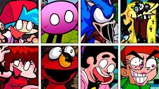 BLUE BALLED but Every Turn a Different Character Sings 🎶⚡ (FNF Pibby Corrupted)