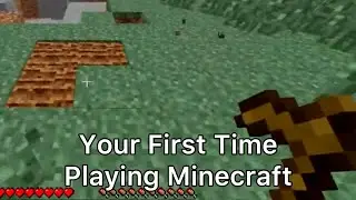 Your First Time Playing Minecraft