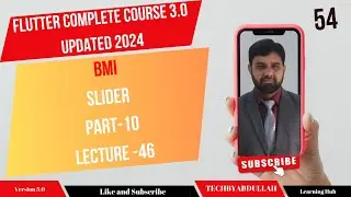 Flutter in Urdu | BMI Calculator Slider in App  Lecture 46 | 