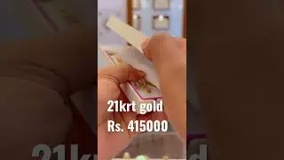 21krt Gold Necklace.      Mala set earrings 